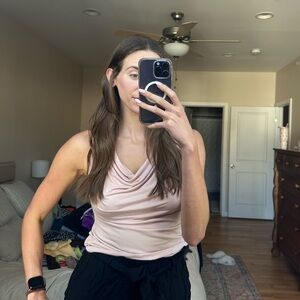 Calvin Klein Pink Sleeveless Blouse